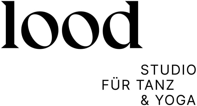 Logo von lood mit Subline schwarz