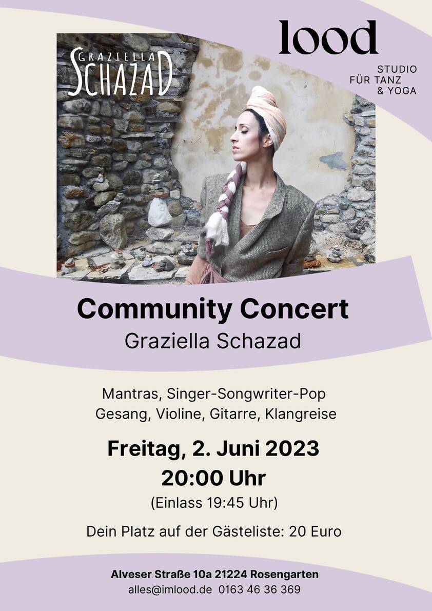 Veranstaltung lood Community Concert Graziella Schazad