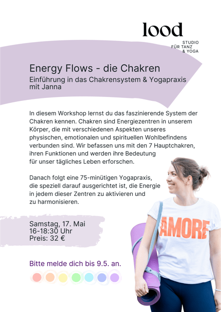 Workshop Energy Flows - die Chakren mit Janna