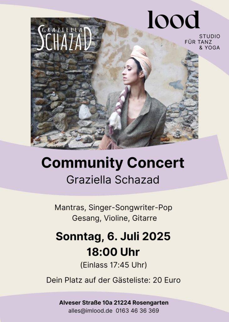 lood Community Concert Graziella Schazad 06.07.2025